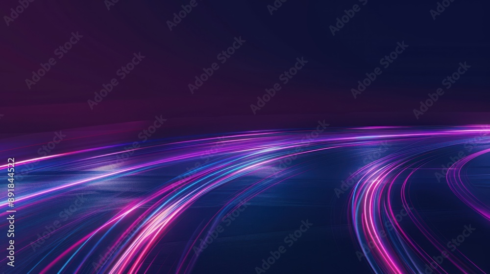 Abstract Neon Lights Trail Abstract Neon Lights Trail