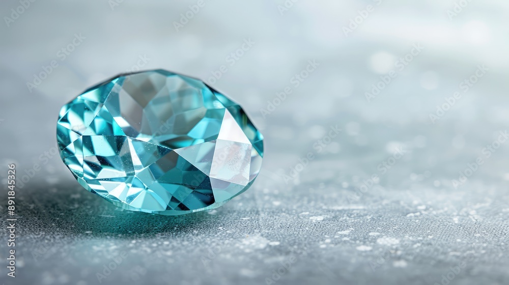 A vibrant photograph of a single turquoise gemstone earring, vivid and striking, close-up view. A vibrant photograph of a single turquoise gemstone earring, vivid and striking, close-up view.