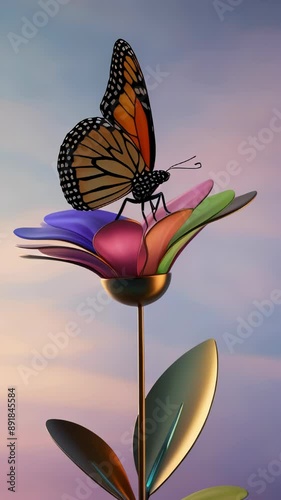 butterfly on flower