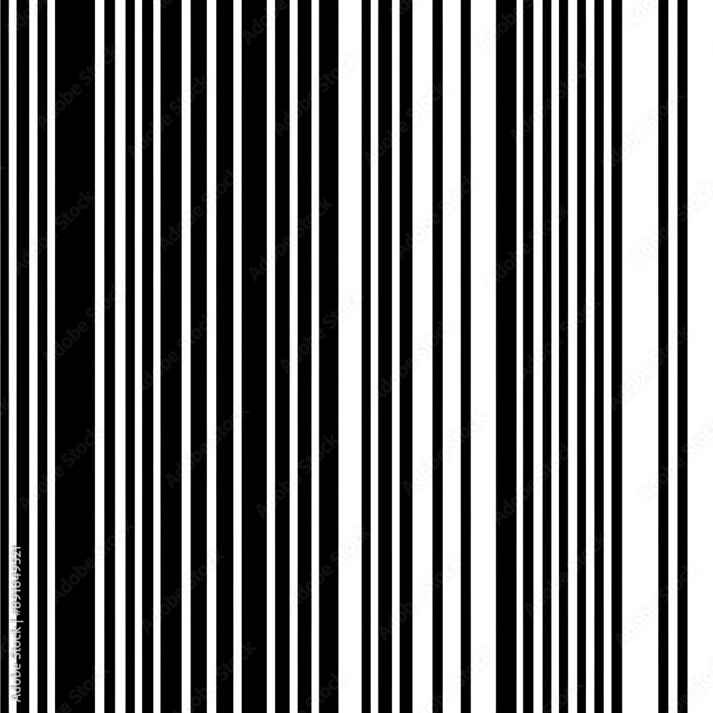 Black and white vertical lines forming a barcode pattern Black and white vertical lines forming a barcode pattern