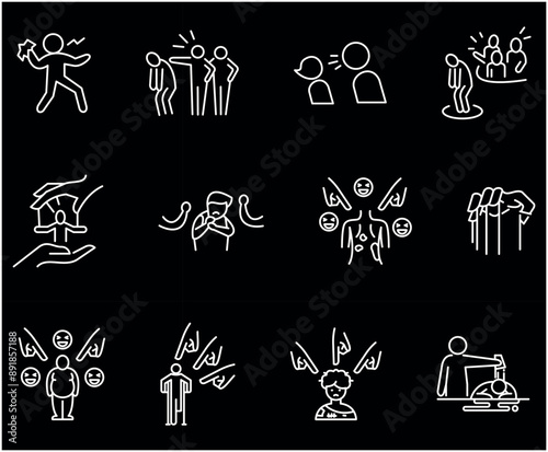 abuse icons collection
