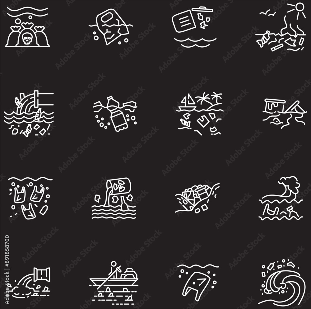 water icons collection water icons collection
