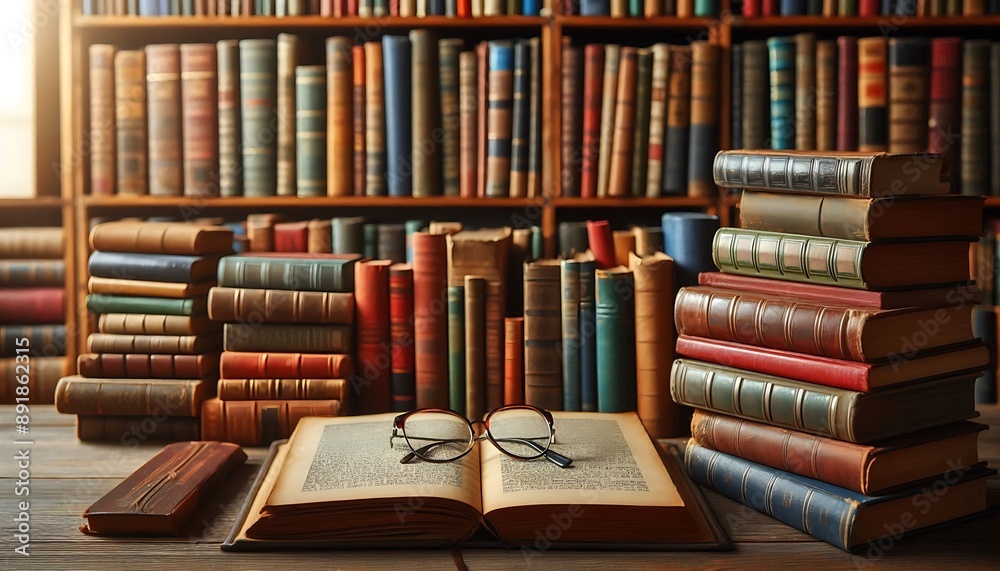 KnowledgeForAll,Generative AI.School library background KnowledgeForAll,Generative AI.School library background