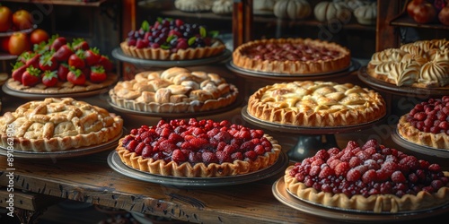 National Pie Day assorted pies, September 13th