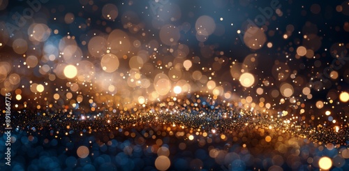 Golden Glitter Background