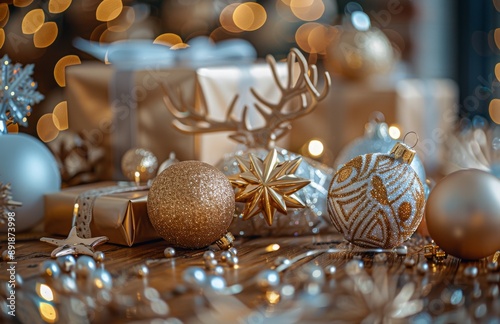 Golden Christmas Decorations