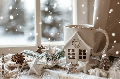 Cozy Winter Window Scene
