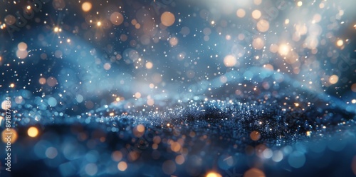 Sparkling Snowflake In Winter