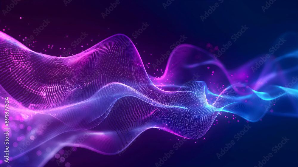 Data waves. Modern neon abstract backdrop. Virtual ciberspace.
Data waves. Modern neon abstract backdrop. Virtual ciberspace.