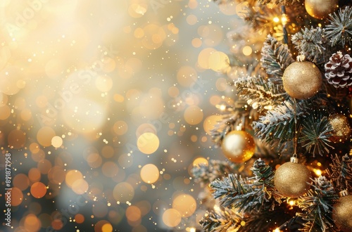 Christmas Tree Ornaments and Lights