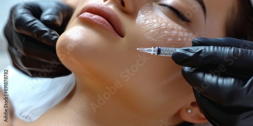 Lip Injections Procedure In Progress