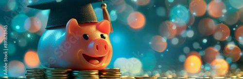 Piggy Bank Graduation Savings