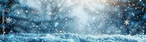 Snow Falling on a Winter Day