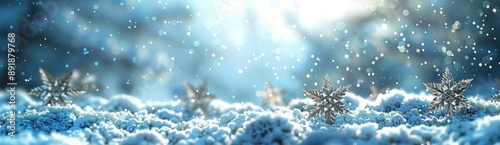 Snow Falling on a Winter Day