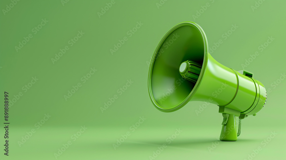 © Mahemud - Green Marketing Communication Concept with Megaphone: Illustrating green marketing communication through the use of a megaphone.