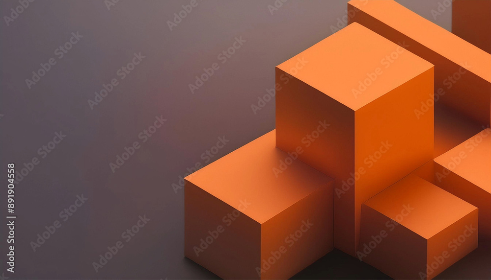 3d Abstract orange background 3d Abstract orange background