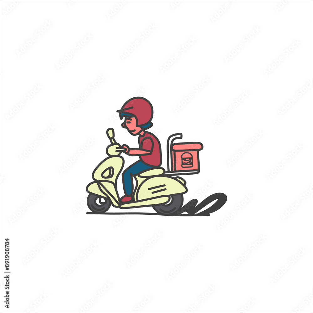 Online delivery service concept, online order tracking, delivery home and office. Warehouse, truck, drone, scooter and bicycle courier, delivery man. Vector illustration Online delivery service concept, online order tracking, delivery home and office. Warehouse, truck, drone, scooter and bicycle courier, delivery man. Vector illustration