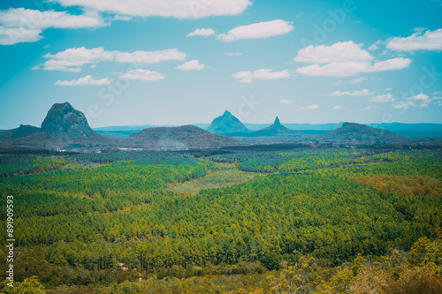 Scenic view of landscape against sky,Brisbane,Australia