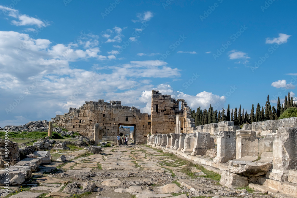 Fototapeta premium Antikenstätte Hierapolis