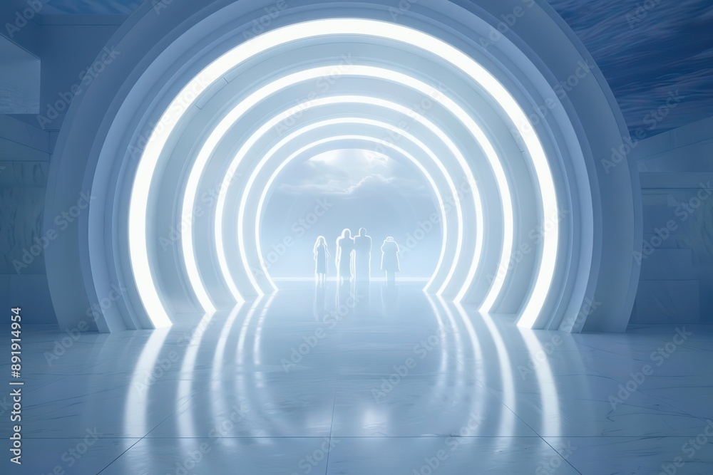 A marriage ad showcases an ultramodern A marriage ad showcases an ultramodern