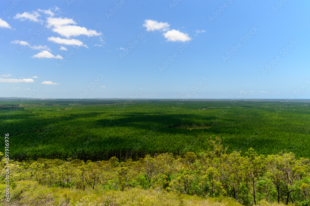 Scenic view of landscape against sky,Brisbane,Australia Scenic view of landscape against sky,Brisbane,Australia