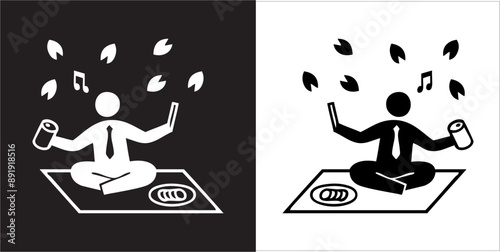  IIlustration Vector graphics of Music and Party icon