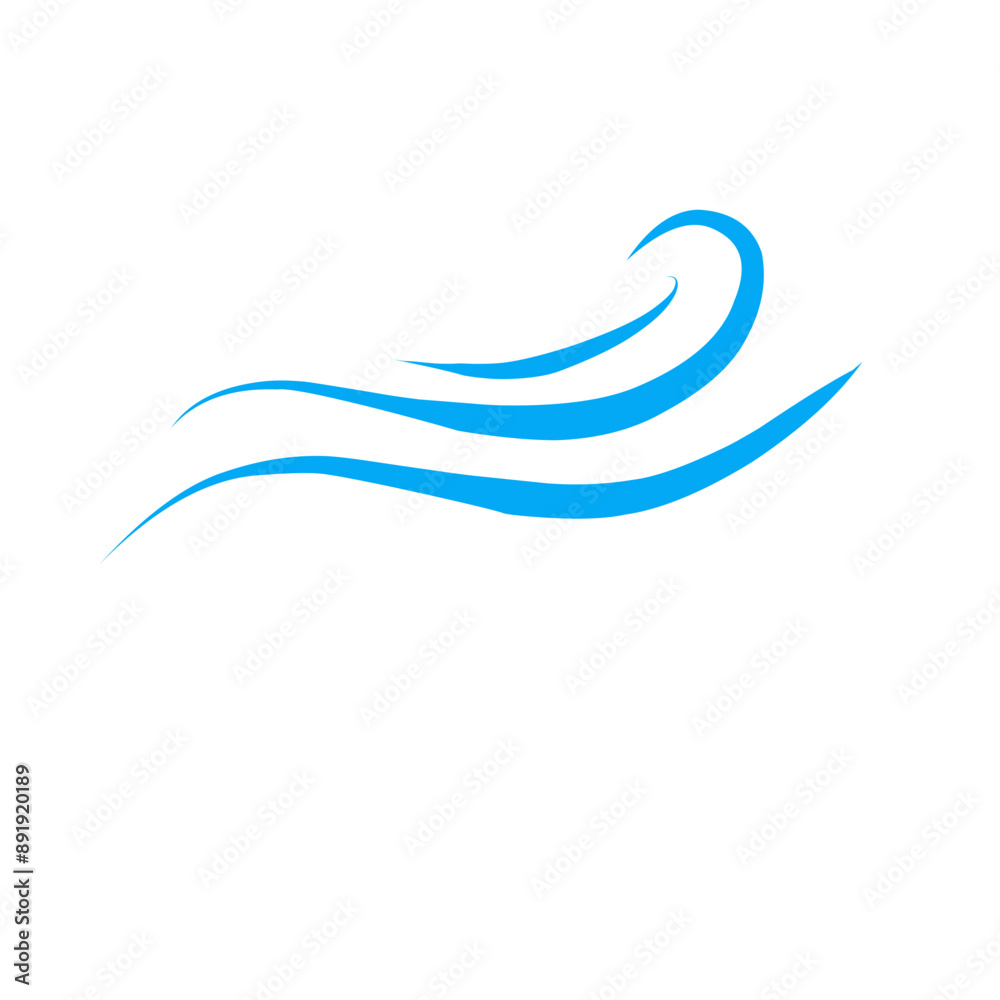 wind gust line icon wind gust line icon
