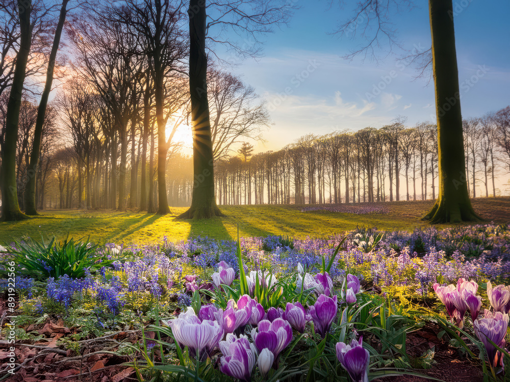 Fototapeta premium spring in the park