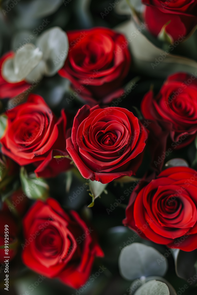 Romantic Valentine's day bouquet of many red roses gift background wallpaper. Romantic Valentine's day bouquet of many red roses gift background wallpaper.