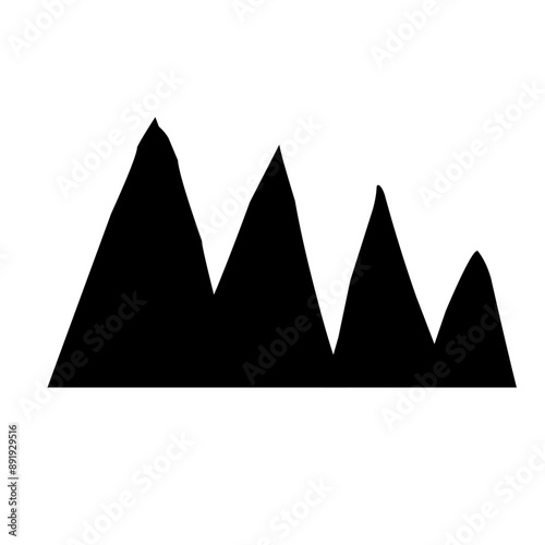 silhouette mountain