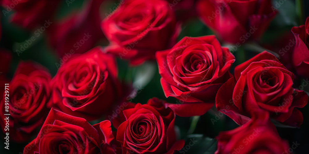 Romantic Valentine's day bouquet of many red roses gift background wallpaper. Romantic Valentine's day bouquet of many red roses gift background wallpaper.