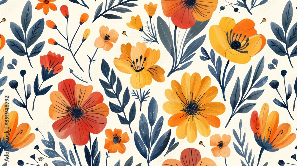 autumn floral doodles, a contemporary and elegant doodle of fall blooms in a chic layout, adding tranquility and elegance to your projects autumn floral doodles, a contemporary and elegant doodle of fall blooms in a chic layout, adding tranquility and elegance to your projects