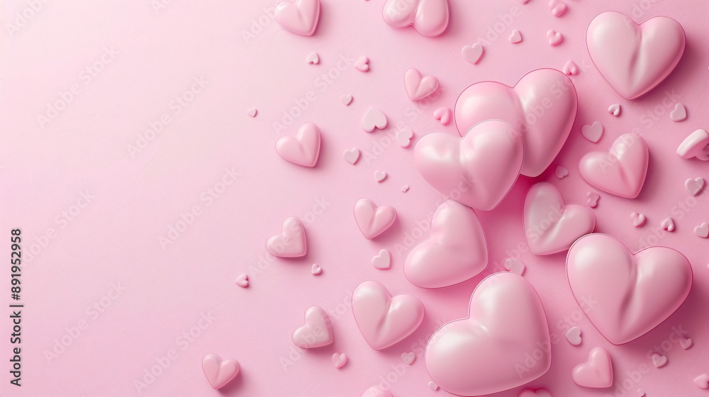 pink background with hearts pink background with hearts