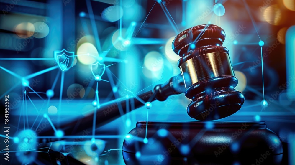 An imposing legal hammer in a digital environment. A solid legal protection for companies, expressed through a court decision An imposing legal hammer in a digital environment. A solid legal protection for companies, expressed through a court decision
