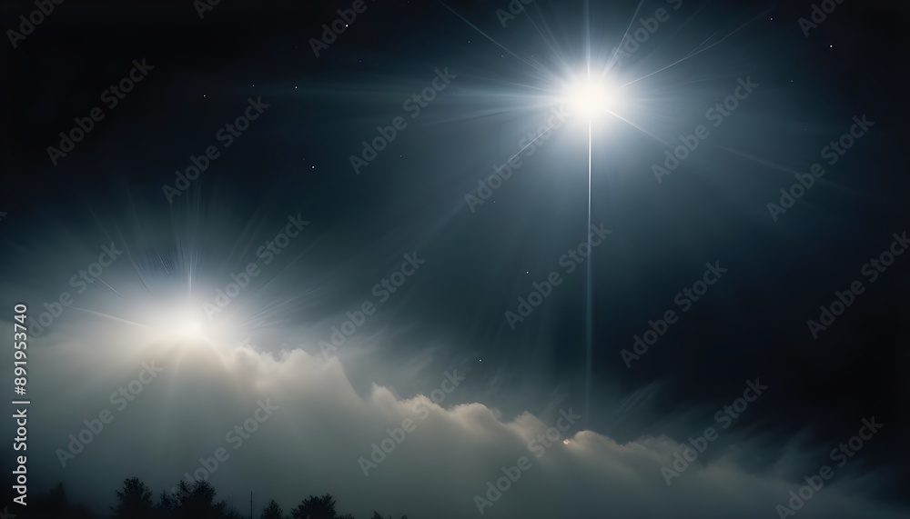 Fototapeta premium Clear Plain Shiny Soft Vintage Bokeh Cloudy Wave Like Geometric Black Background or Texture