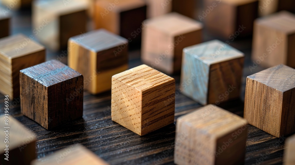 Lead generation through inbound marketing with customer cultivation using magnetized wooden cubes