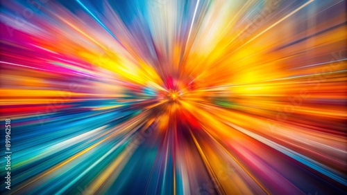 Abstract subtle blurred background featuring various lines in different directions and colors with a sense of movement and energy.