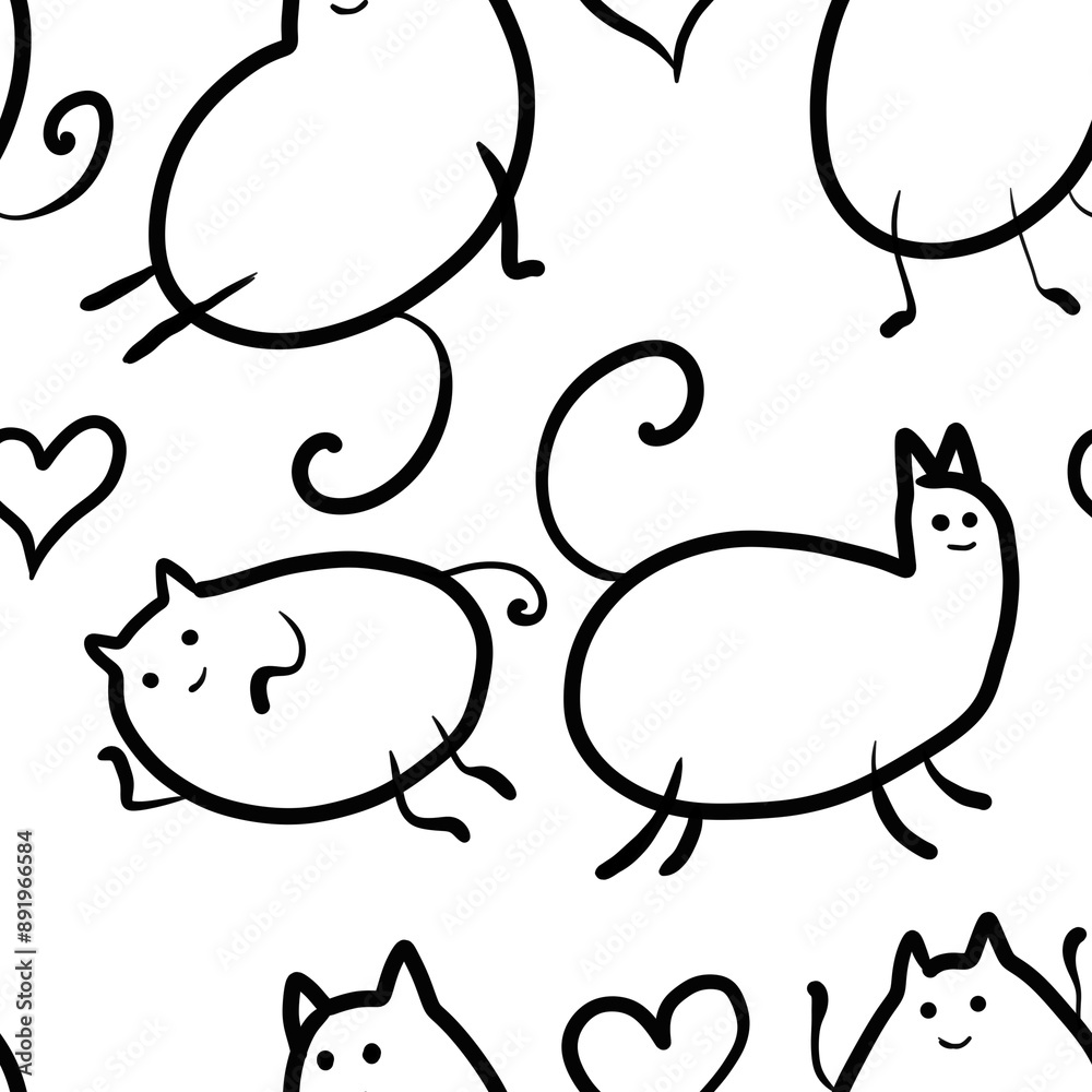 set of funny animals seamless abstract pattern background fabric fashion design print wrapping paper set of funny animals seamless abstract pattern background fabric fashion design print wrapping paper