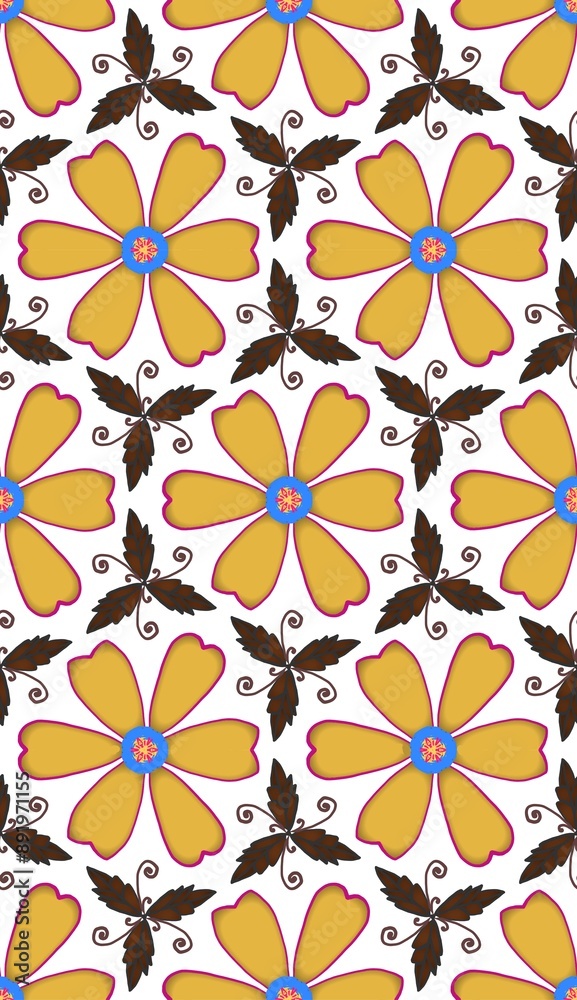 seamless floral pattern seamless floral pattern