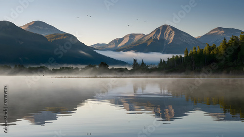 Wallpaper Mural lake Torontodigital.ca