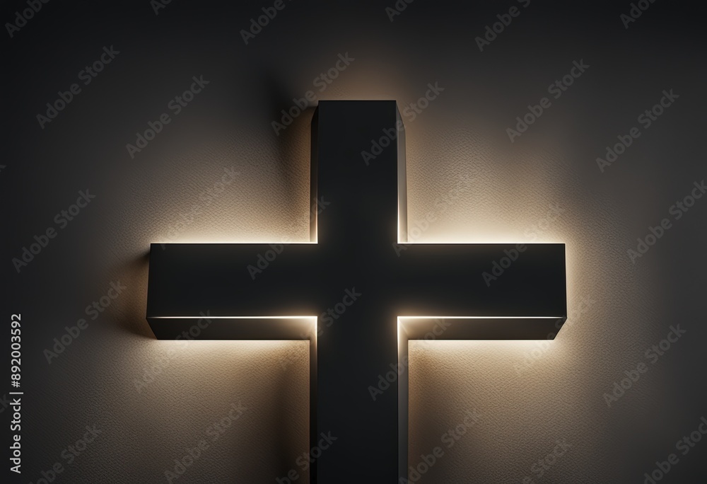 Christian Cross on isolated background Christian Cross on isolated background