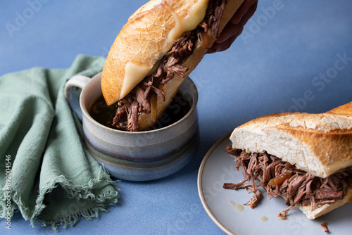 Bilde på lerret Classic Traditional French Dip Sandwich Sub