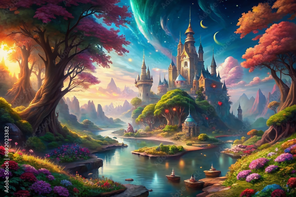 Obraz premium Amazing Artwork, Digital Art, Background, Wallpaper, Fantasy
