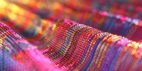 Intricately Designed Pieces of Fabric Showcasing a Diverse Array of Colors and Patterns Highlighting Textile Artistry and Creative Fabrication
