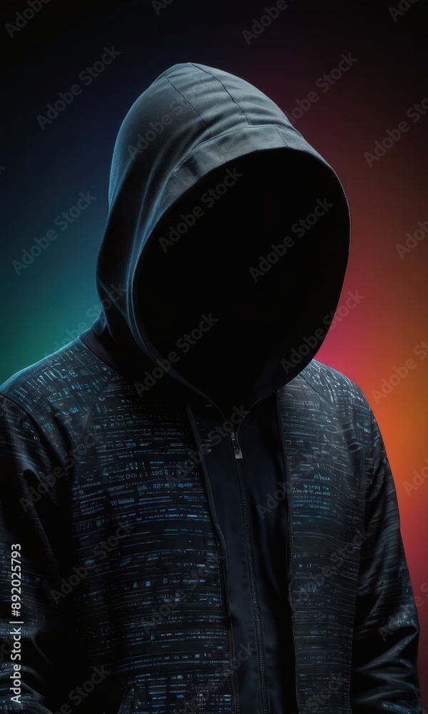 Mysterious Hacker in the Dark. Mysterious Hacker in the Dark.