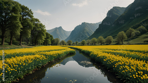 AI image generate Vibrant trends spring to life
