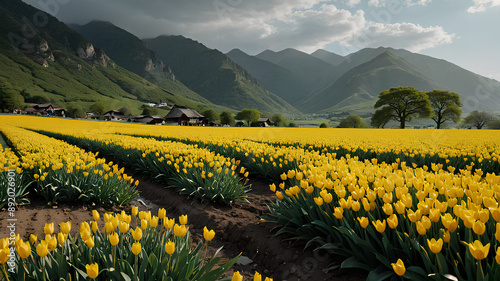 AI image generate Vibrant trends spring to life