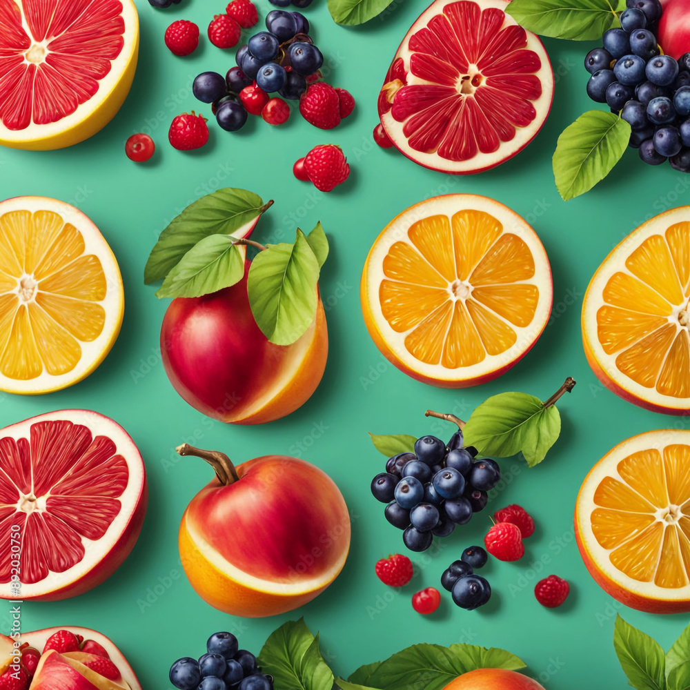 New style of fruits photography with the sets of fruits New style of fruits photography with the sets of fruits