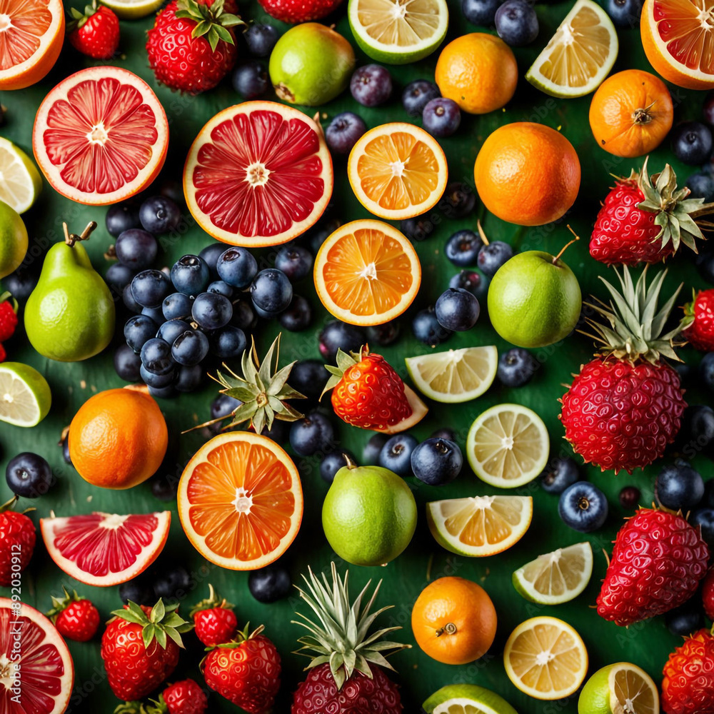 New style of fruits photography with the sets of fruits New style of fruits photography with the sets of fruits
