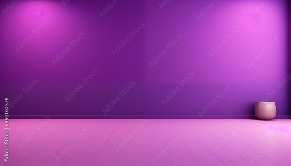 Purple Wall and Pink Floor Room Interior Design Purple Wall and Pink Floor Room Interior Design